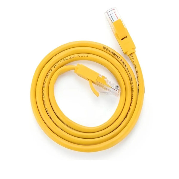 Мережевий кабель UGREEN Cat 5e U/UTP Lan Cable 1m (Жовтий)