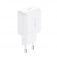Мережевий зарядний пристрій ACEFAST A130 PD20W single USB-C charger White (6974316284659)