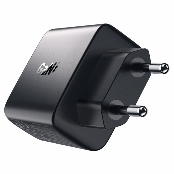 Мережевий зарядний пристрій ACEFAST A57 PD35W GaN (2*USB-A+USB-C) charger Black