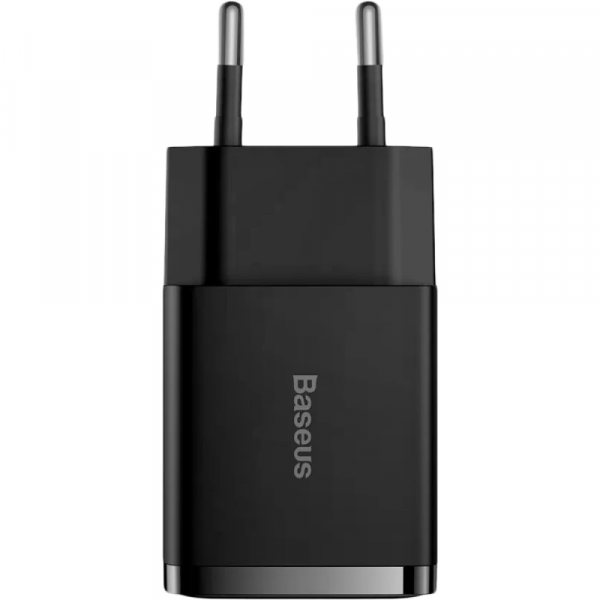 Мережевий зарядний пристрій Baseus Compact Charger 2U 10.5W EU Black (CCXJ010201)