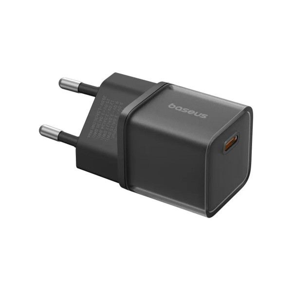 Мережевий зарядний пристрій Baseus GaN5S Fast Charger 1C 30W EU Cluster Чорний