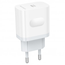 Мережевий зарядний пристрій BOROFONE BA99A Breeze single port PD20W charger White (6941991121357)