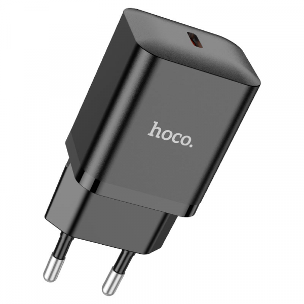 Мережевий зарядний пристрій HOCO N27 Innovative single port PD20W charger Чорний