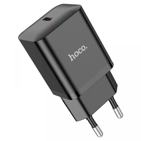 Мережевий зарядний пристрій HOCO N27 Innovative single port PD20W charger Чорний