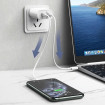 Мережевий зарядний пристрій REMAX Jane Series QC3.0+PD 20W GaN Fast Charger RP-U37 EU-White (6954851244929)