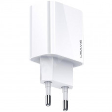 Мережевий зарядний пристрій Usams US-CC118 T34 PD Fast Travel Charger 20W (EU) White