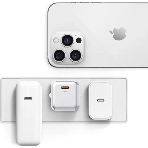 Мережевий зарядний пристрій Usams US-CC183 PD20W Single Port Fast Charger (EU)-X-ron Series Білий