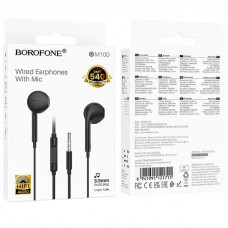 Навушники дротові BOROFONE BM100 (3.5mm) Black (6941991121715)