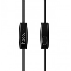 Навушники HOCO M19 Drumbeat universal earphone with mic Black (6957531054641)