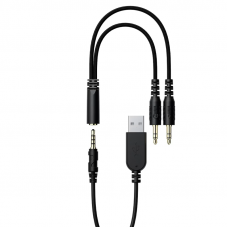 Навушники ігрові ACEFAST H16 gaming wired headset Black (6974316287025 )