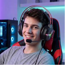 Навушники ігрові ACEFAST H16 gaming wired headset Black (6974316287025 )