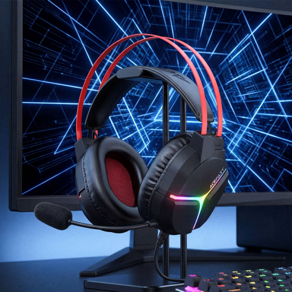 Навушники ігрові ACEFAST H16 gaming wired headset Black (6974316287025 )