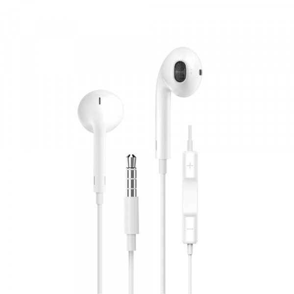 Навушники WIWU 3.5 Wired earphone EB101 White (6973218930732)