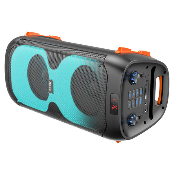 Портативна колонка HOCO BS53 Manhattan wireless dual mic outdoor BT speaker Чорний