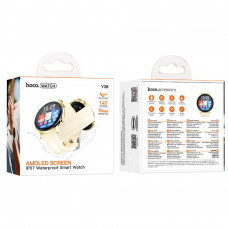 Смарт-годинник HOCO Y38 AMOLED 36mm. 300 mAh. Smart watch(call version) Gold (6942007672061)