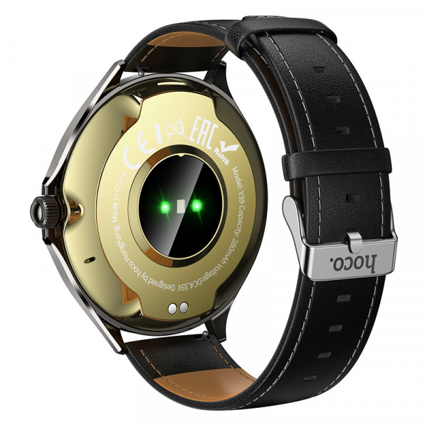 Смарт-годинник HOCO Y39 43mm. 280 mAh. IP67 Smart watch(call version) Black (6942007673259)