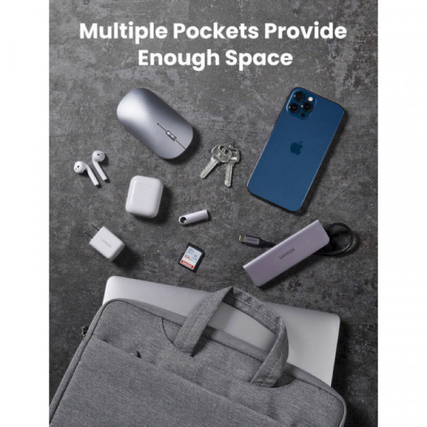 Сумка UGREEN LP437 Laptop Bag 13''-13.9'' (Gray)(UGR-20448) (UGR-20448)