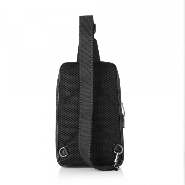 Сумка WIWU Master Fingerprint Lock Crossbody Bag Black (6976195096064)