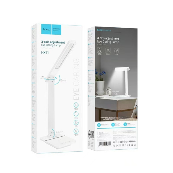 Світильник HOCO HX11 Foldable table lamp White