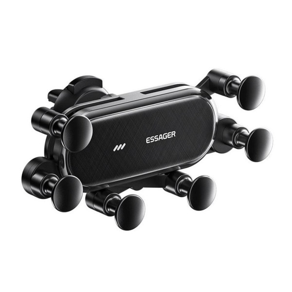 Тримач для мобільного Essager Vios Gravity Car Mount Phone Holder чорний (EZJZL-WC01)