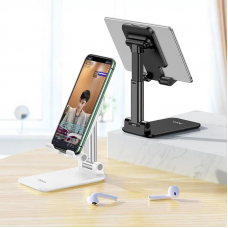 Тримач для телефона HOCO PH29A Carry folding desktop stand White (6931474733917)