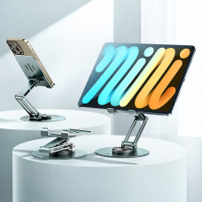 Тримач "REMAX Alloy Foldable Rotatable Phone&Tablet Universal Holder RM-C37" Green (6954851254492)