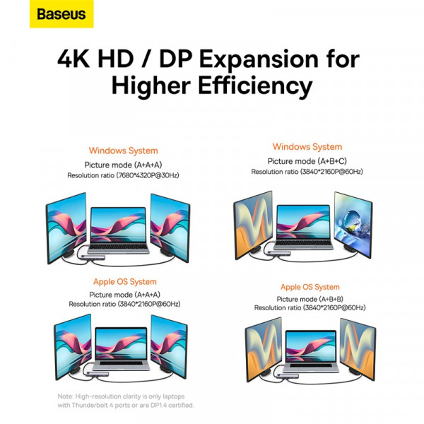 USB-хаб Baseus Metal Gleam Series 12-in-1 Multifunctional Type-C HUB Docking Station Gray