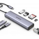 USB-хаб UGREEN CM512 USB-C to 2*USB3.0+HDMI+RJ45+SD&TF +PD port Converter