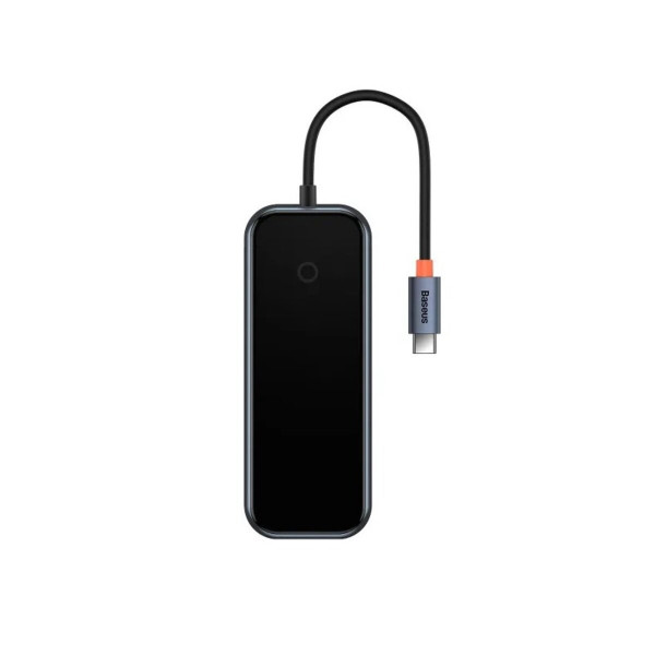 USB-Hub Baseus AcmeJoy 7-Port Type-C HUB Adapter（Type-C to HDMI*1+USB3.0*2+USB2.0*1+Type-C PD&Data *1+SD/TF*1）Dark Gray
