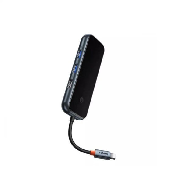 USB-Hub Baseus AcmeJoy 7-Port Type-C HUB Adapter（Type-C to HDMI*1+USB3.0*2+USB2.0*1+Type-C PD&Data *1+SD/TF*1）Dark Gray