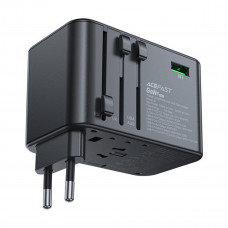 УЗП ACEFAST Z1 PD75W GaN (3*USB-C+2*USB-A) multifunctional charging adapter Чорний