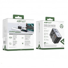 УЗП ACEFAST Z1 PD75W GaN (3*USB-C+2*USB-A) multifunctional charging adapter Чорний