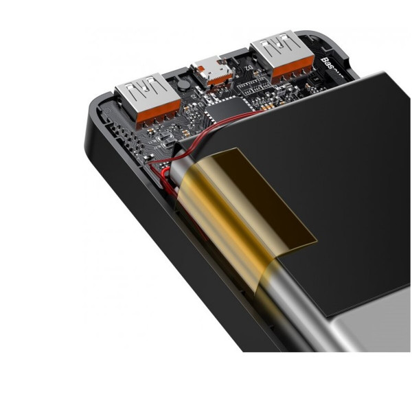 Зовнішній акумулятор Baseus Bipow Digital Display Power bank 20000mAh 20W Black