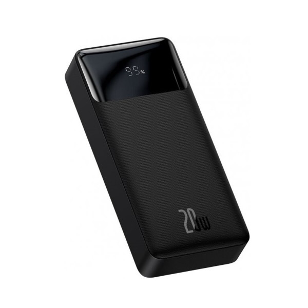 Зовнішній акумулятор Baseus Bipow Digital Display Power bank 20000mAh 20W Black