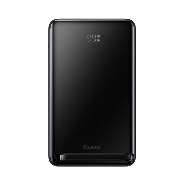 Зовнішній акумулятор Baseus Magnetic Bracket Wireless Fast Charge Power Bank 10000mAh 20W Blue