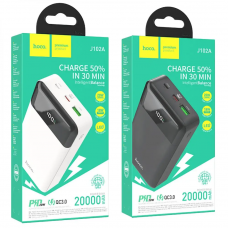 Зовнішній акумулятор HOCO J102A Cool figure PD20W+QC3.0 power bank(20000mAh) White (6931474783639)