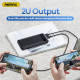 Зовнішній акумулятор REMAX Hintom 2.4A Fast Charging Power Bank 20000mAh RPP-11 White (6954851218845)