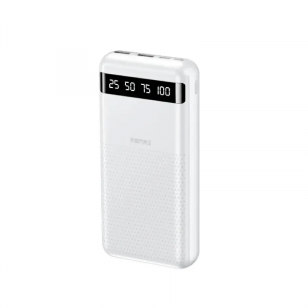 Зовнішній акумулятор REMAX Hintom 2.4A Fast Charging Power Bank 20000mAh RPP-11 White (6954851218845)