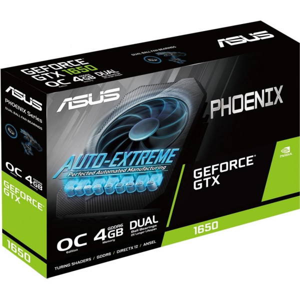 Б/У Видеокарта ASUS GeForce GTX1650 4Gb PHOENIX D6 OC (PH-GTX1650-O4GD6)