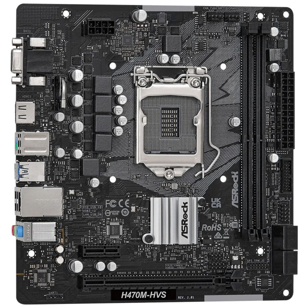 Б/У Материнская плата ASRock H470M-HVS