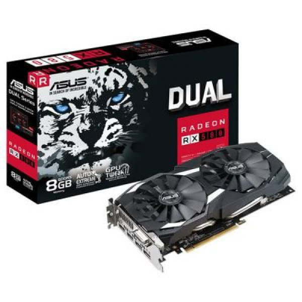 Видеокарта ASUS Radeon RX 580 8Gb DUAL (DUAL-RX580-8G)
