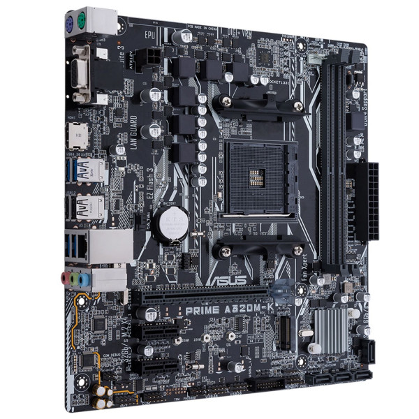 Б/У Материнская плата ASUS PRIME A320M-K (AM4)