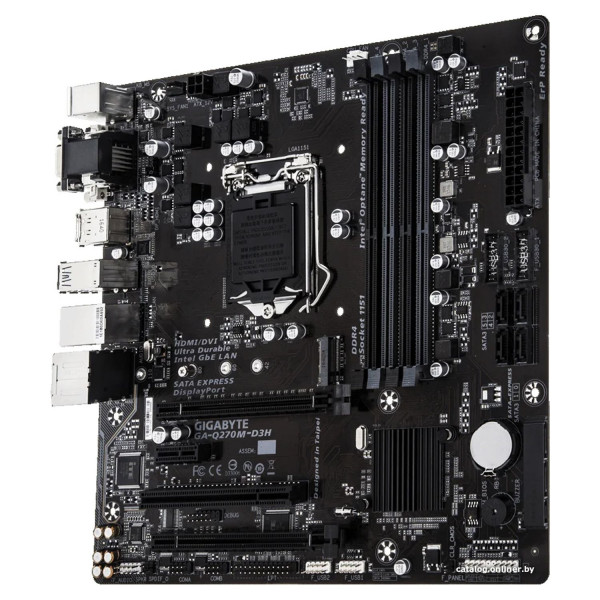 Б/У Материнская плата Gigabyte GA-Q270M-D3H mATX (s1151)