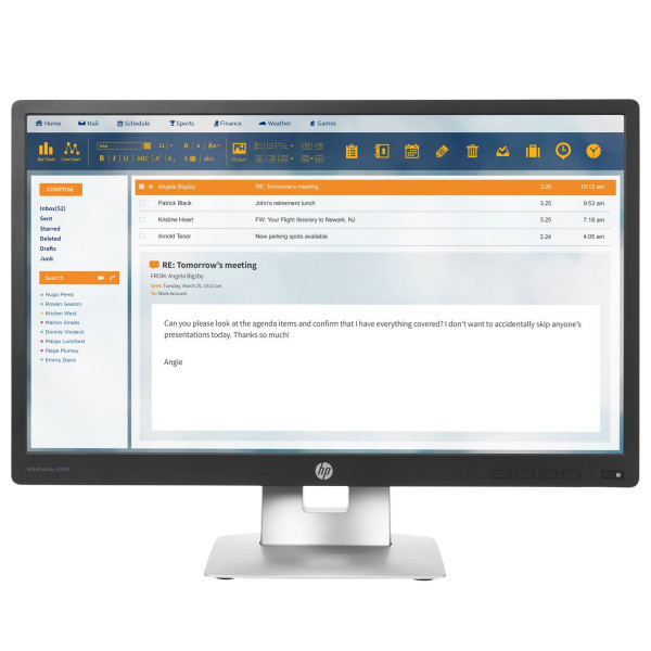 Б/У Монитор 24" HP EliteDisplay E240 - Class B