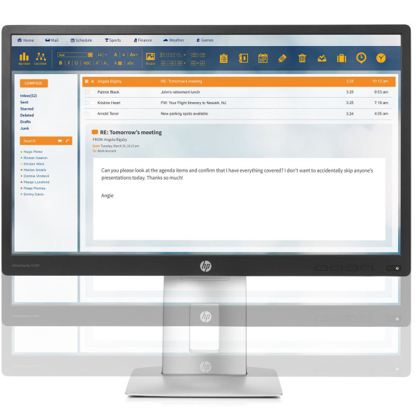Б/У Монитор 24" HP EliteDisplay E240 - Class B