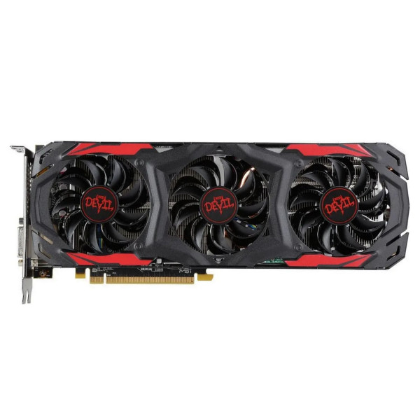 Б/У Видеокарта PowerColor RX 480 8Gb Red Devil (AXRX 480 8GBD5-3DH/OC)