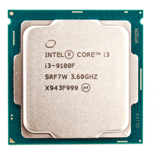 Б/У Процессор Intel Core i3-9100F (6M Cache, 3.60 GHz)