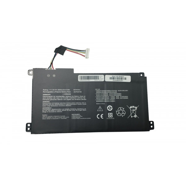Аккумуляторная батарея для ноутбука Asus B31N1912 E410MA 11.4V Black 3600mAh OEM 084820