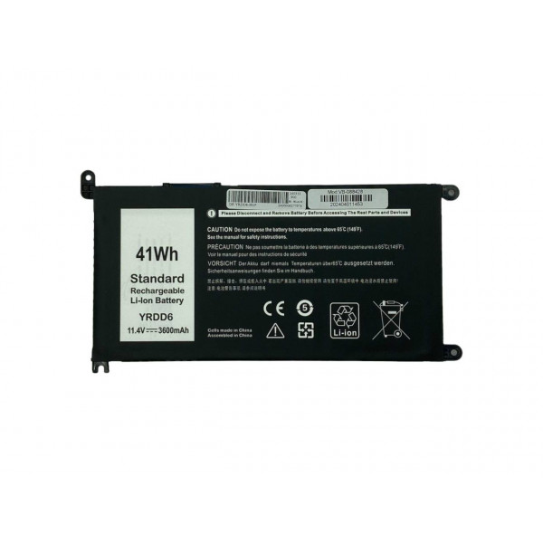Аккумуляторная батарея для ноутбука Dell YRDD6 Inspiron 14Z-5482 11.4V Black 3600mAh OEM