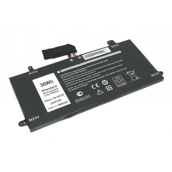 Аккумуляторная батарея для ноутбука Dell J0PGR Latitude 12 5285 7.6V Black 4800mAh OEM